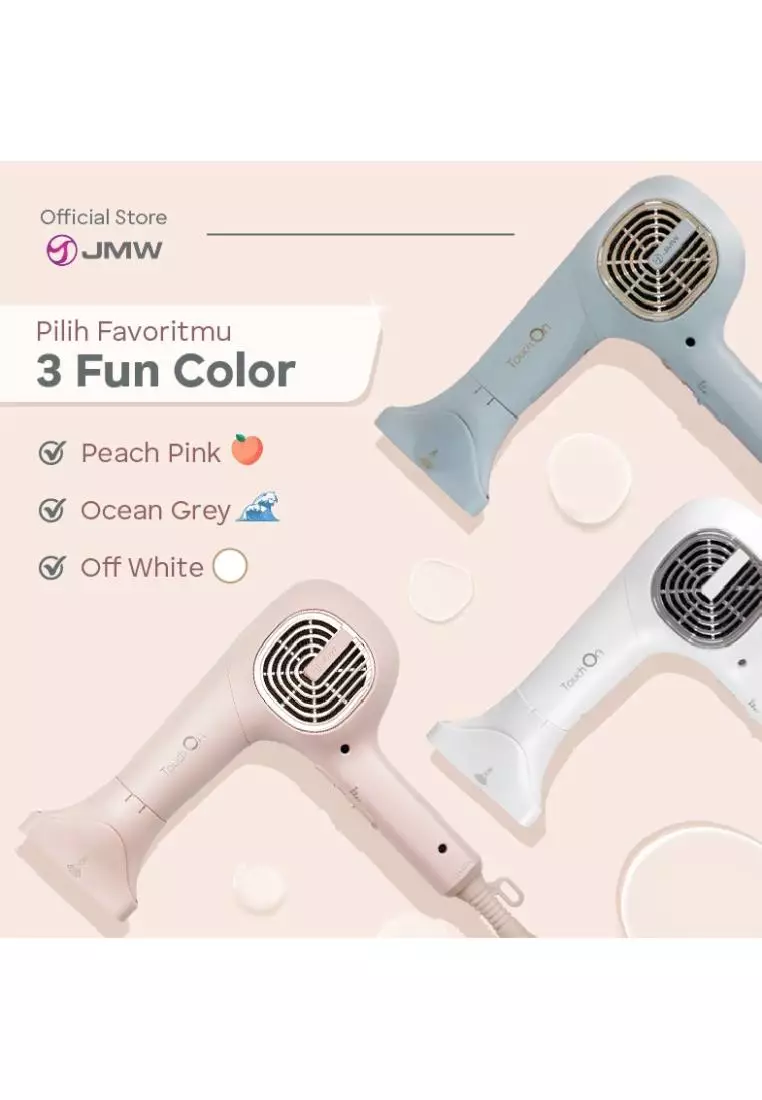 JMW Touch On Hair Dryer / Pengering Rambut - Off White