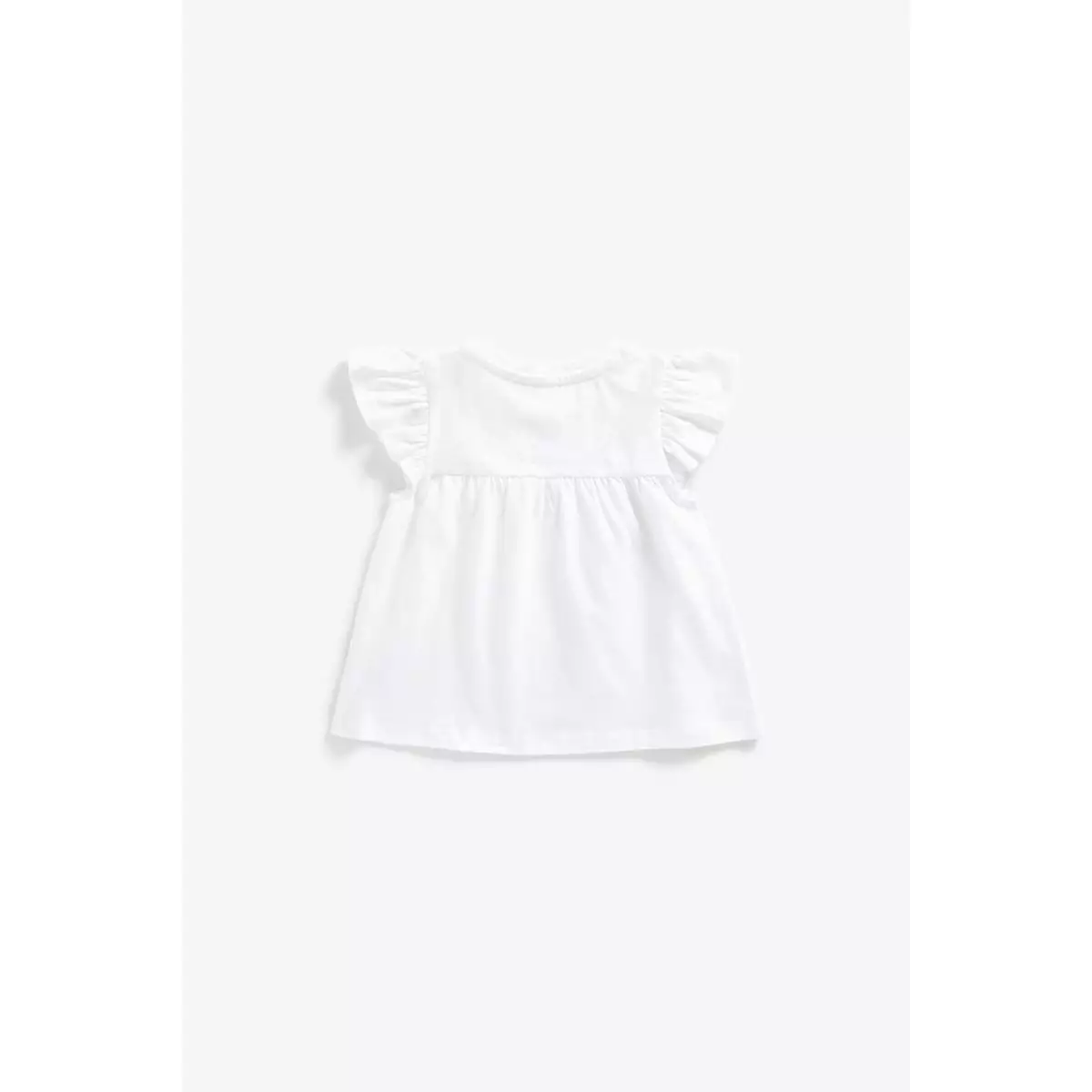 Mothercare White T-Shirt - Kaos Bayi Perempuan (Putih)