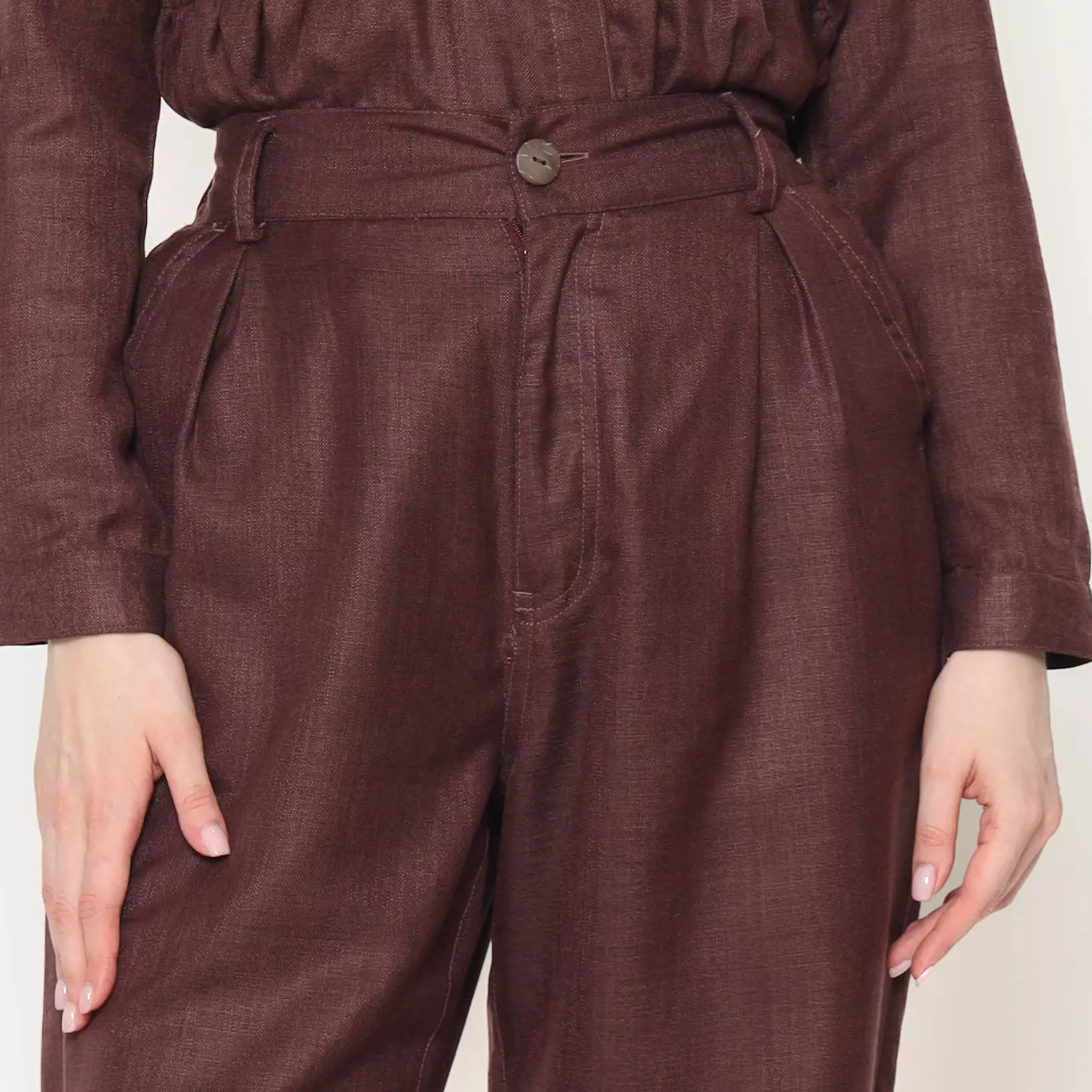 Falisha Pants Burgandy