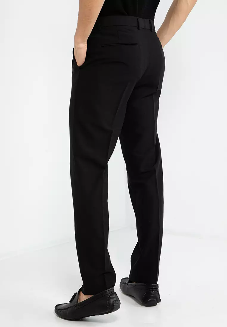 Buy Electro Denim Lab Straight Fit Formal Pants Online | ZALORA Malaysia