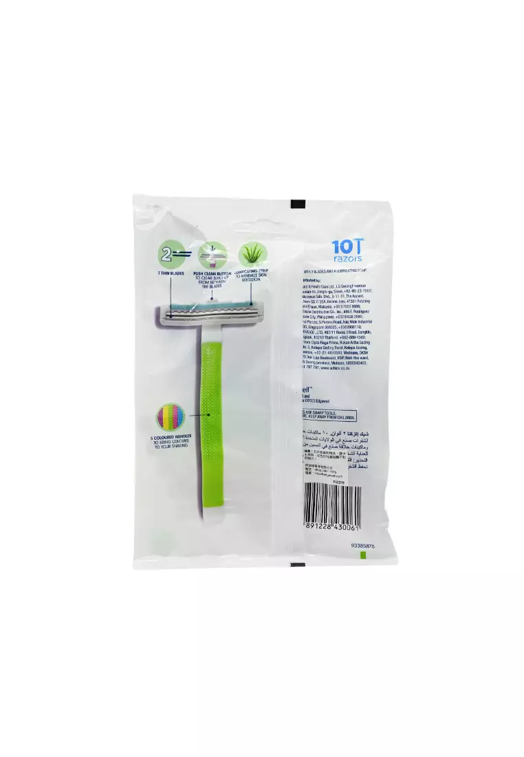 Buy Schick Schick Disposable Razor (For Sensitive Skin) 10piece Online ...