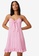 Cotton On pink Woven Kiara Tie Front Mini Dress 64D23AA8ABE71EGS_1