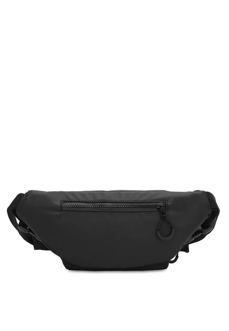 Men's Waist Bag / Belt Bag / Chest Bag (Tas Pinggang / Tas Dada Pria) - Hitam