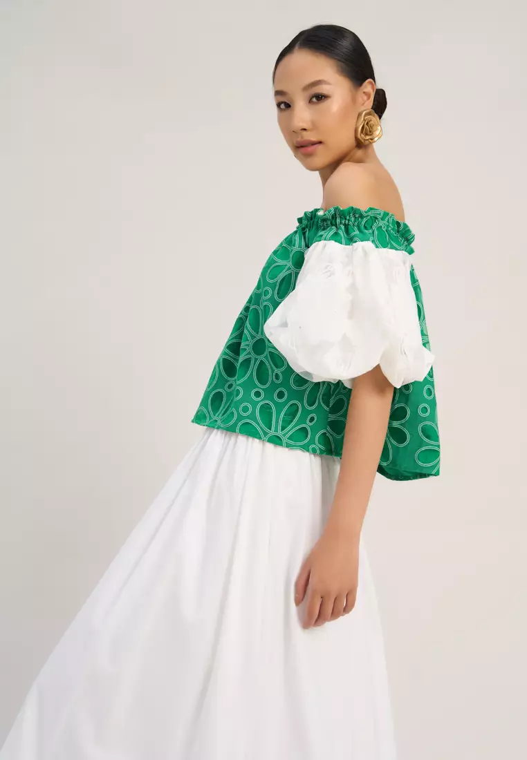 Lace Off-Shoulder Top