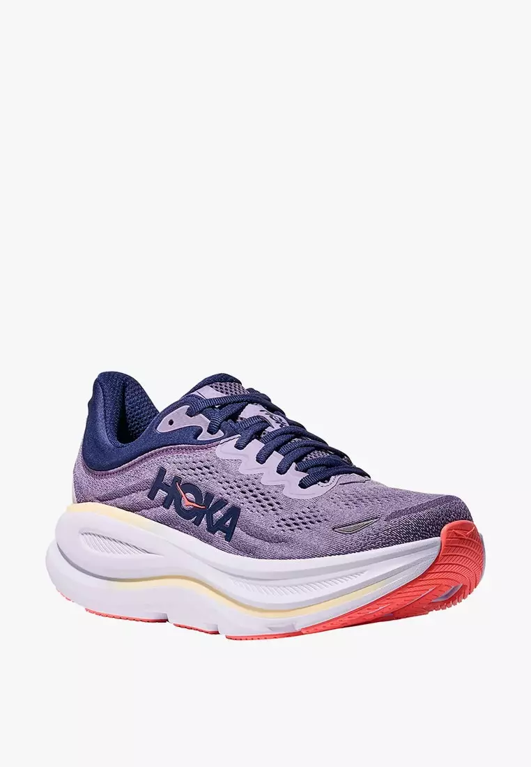 Bondi 9 Wide Running Shoes Womens - Purple