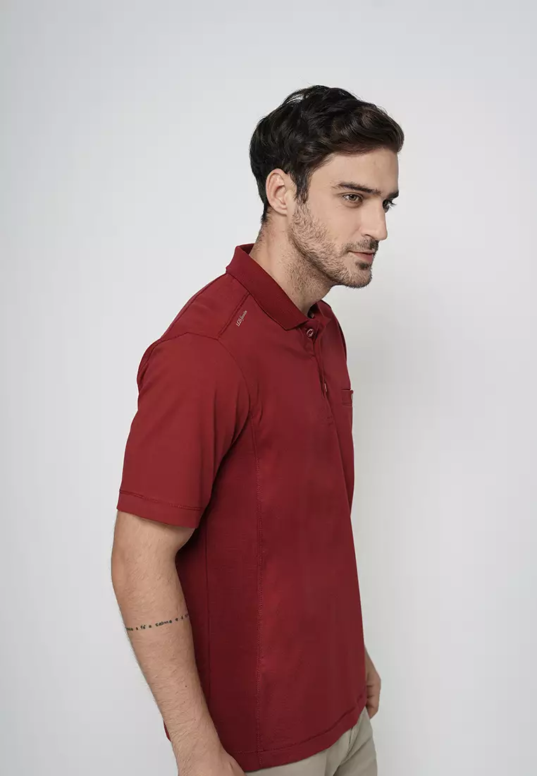 LGS - Kaos Polo Basic Pria - Classic Essential Shirt - Lengan Pendek - Warna - Basic - Polos - Single Pocket - CWS.225.C3068