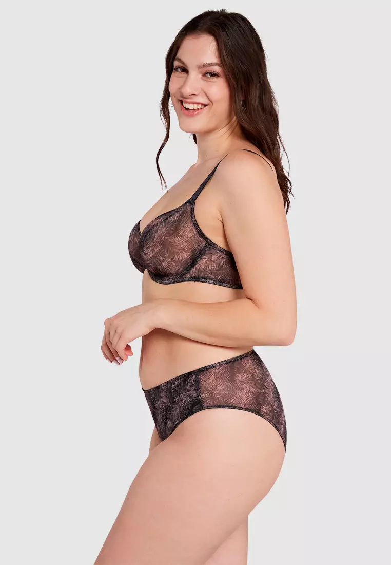 Sans Complexe So Pure Fantaisy Reggiseno Full Coverage Con Ferretto - Tulle Riciclato Stampato, Morbido E Sexy
