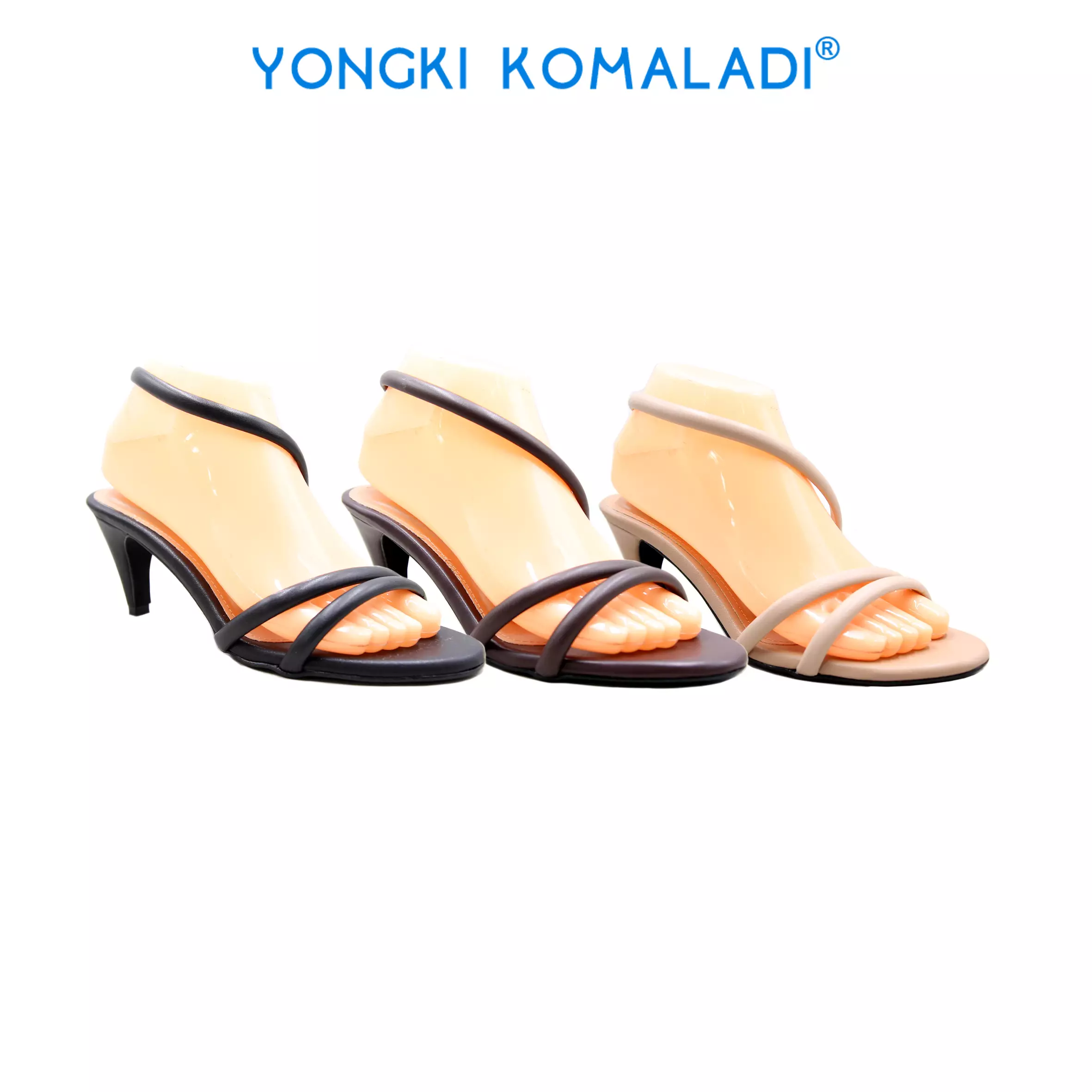 [ ORIGINAL ] YONGKI KOMALADI HEELS OL-ZELO724-23 COFFEE