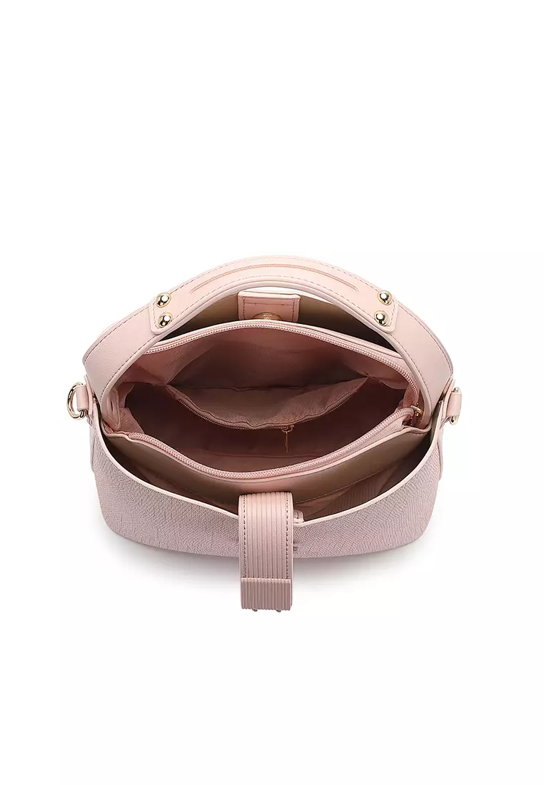 Women's Top Handle Bag / Sling Bag / Crossbody Bag / Shoulder Bag - Pink