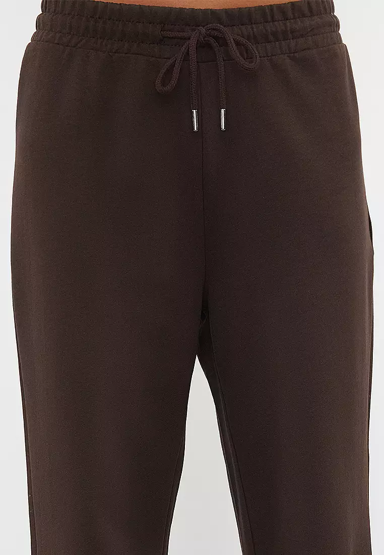 Elastic Wide Leg Pants