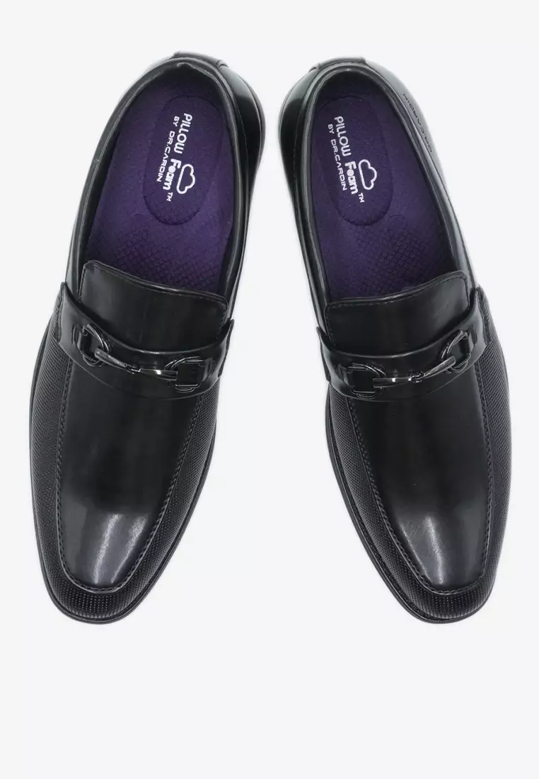 Dr Cardin Men Pillow Foam Faux Leather Formal Slip-On Shoes YOO-6771