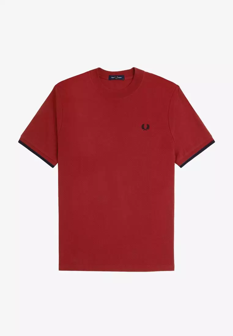 【別注】FRED PERRY / Reluxed Pique Tシャツ　RED Ray BEAMS（レイ ビームス）【別注】FRED PERRY / Reluxed Pique