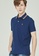 POLO HAUS blue Polo Haus - Polo Signature Fit Collar Tee (Navy Blue) 0AF7CAA781B42BGS_2