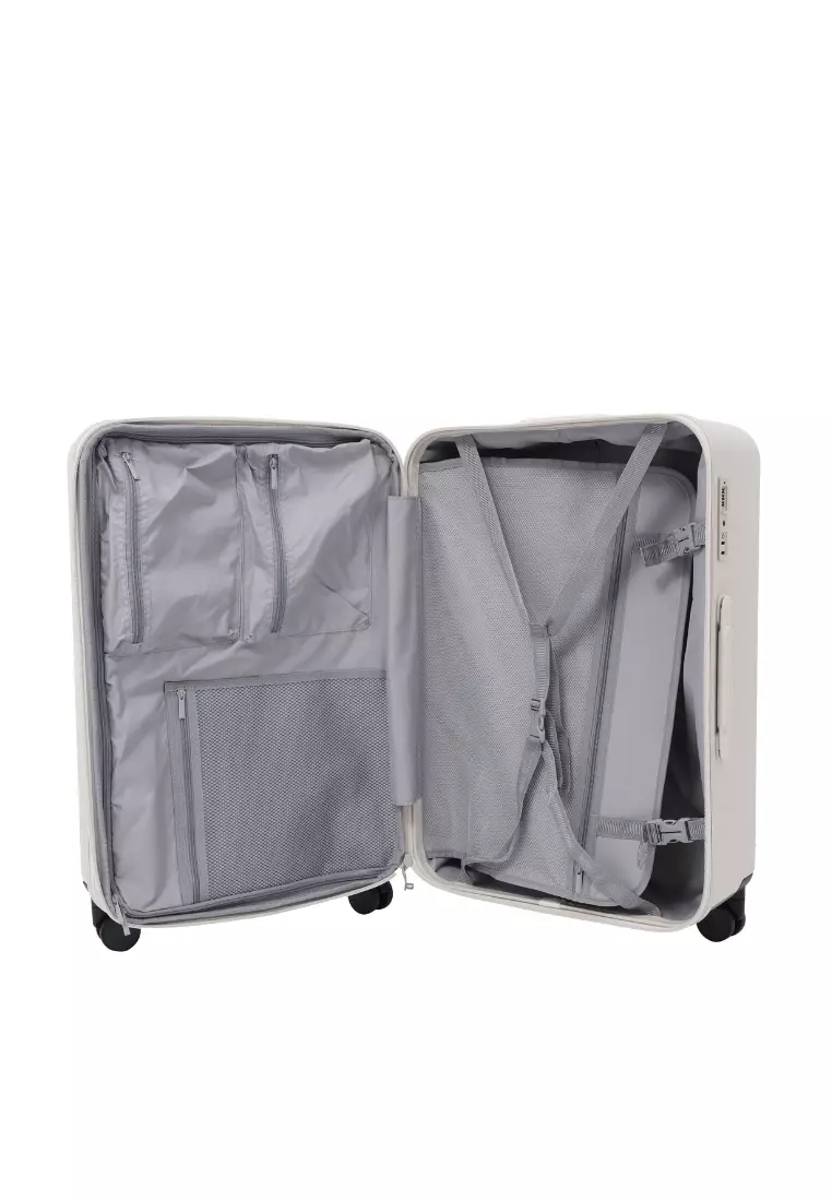VL 20" Small Hard Case Luggage in Beige