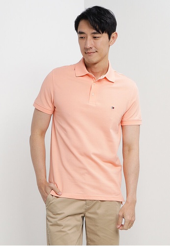 Tommy Hilfiger 橘色 1985 Collection 修身Fit Polo 襯衫 - Tommy Hilfiger 7C976AA7436360GS_1