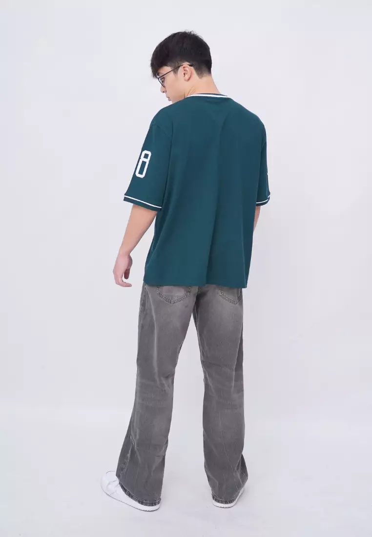 Ryusei Oversize T-shirt Jersey Streetwear Action Green