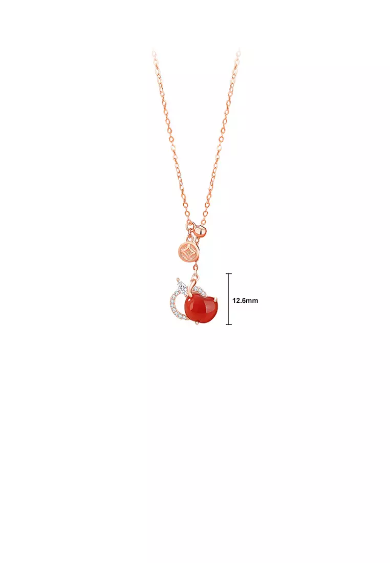 Agate sales pendant necklace