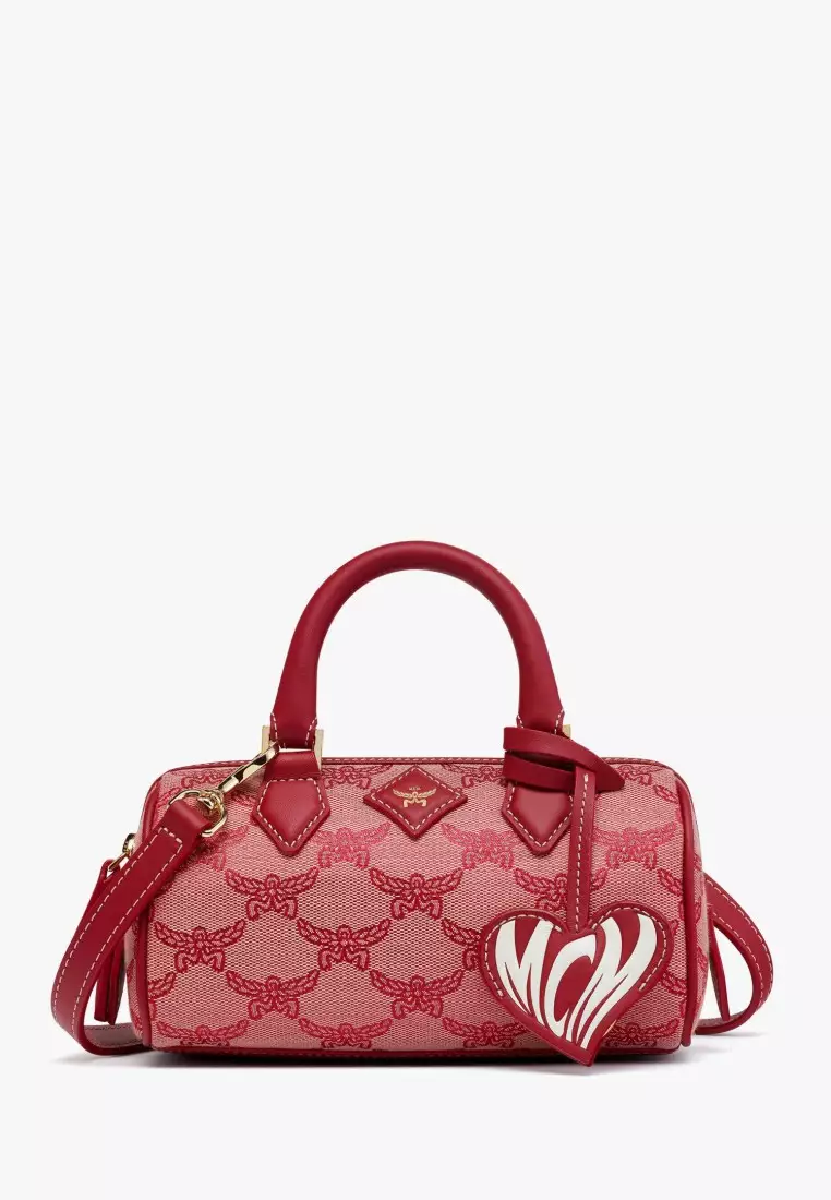 Buy MCM Ella Boston Bag in Lauretos Jacquard 2025 Online