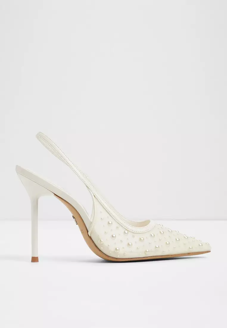 Discount on ALDO  shoes - SKU: Pearlescent Heeled Shoes