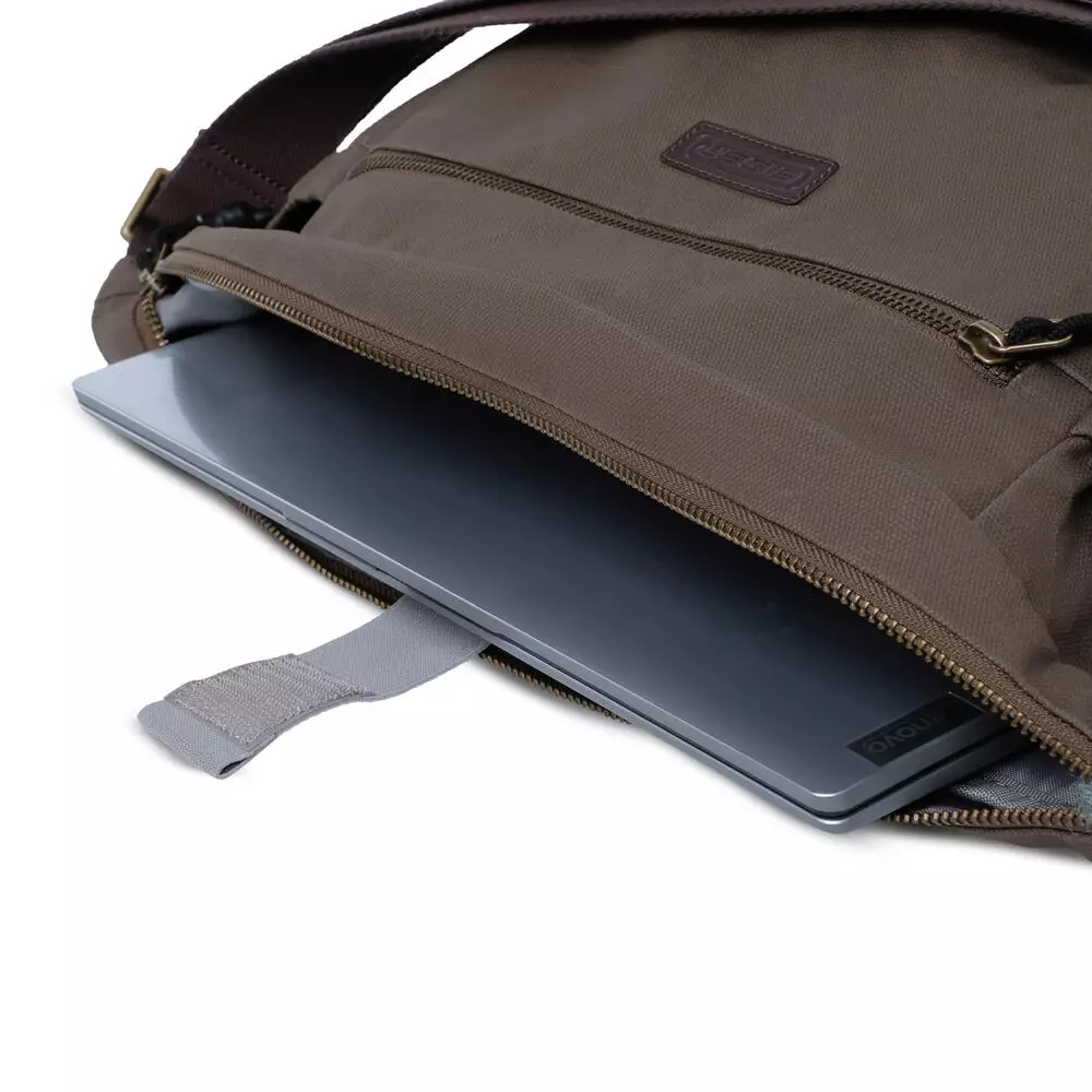 Eiger Evredait Canvas Laptop Shoulder Bag 12L