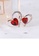 Glamorousky white Simple and Sweet Plated Gold Double Heart Brooch with Red Cubic Zirconia 9A43EAC2540E0AGS_3