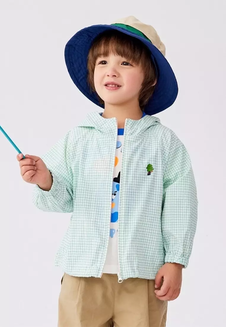 马拉丁中性防晒服花白色夏季男外套女外套