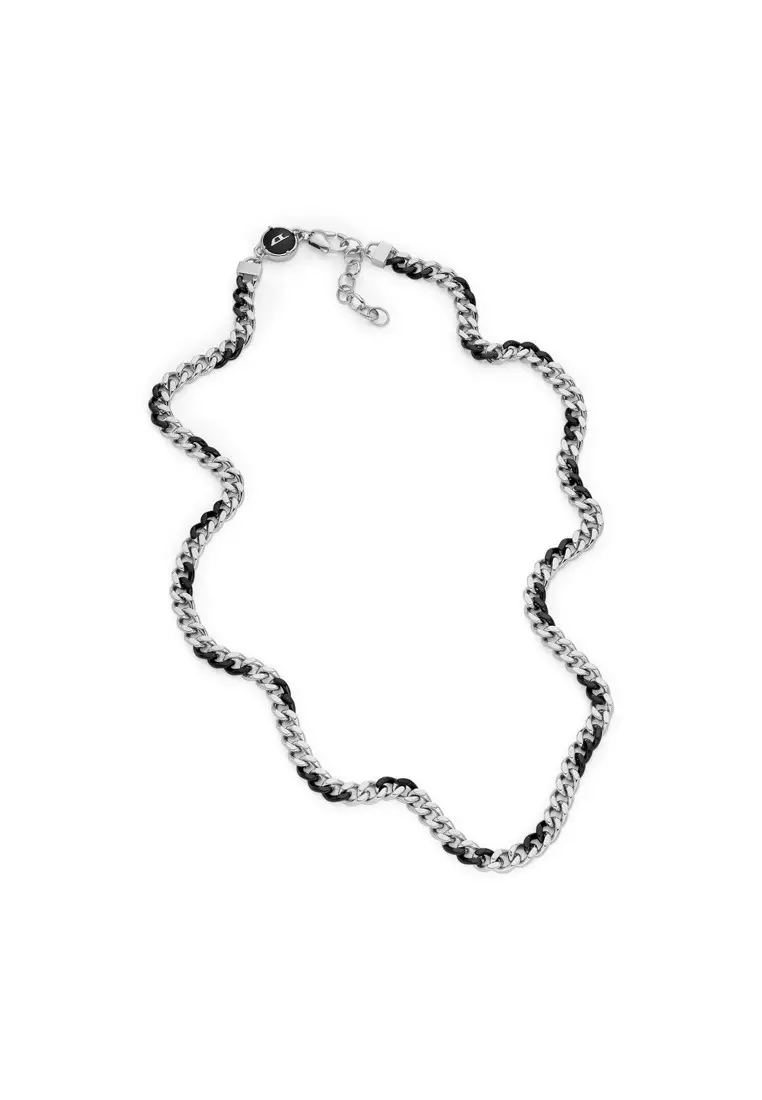 Diesel Diesel Two-Tone Stainless Steel Chain Necklace