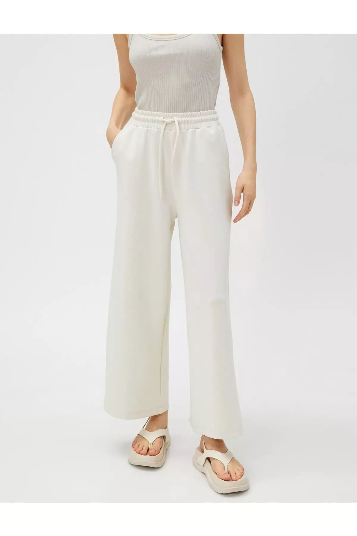 Buy KOTON Wide Legs Soft Modal Blend Trousers 2025 Online ZALORA