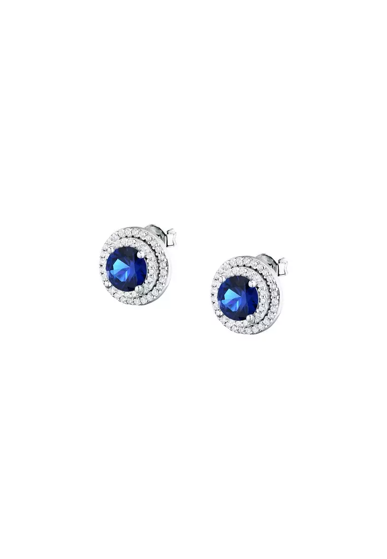 MORELLATO TESORI ETERNI Blue and Silver Earrings SAIW274