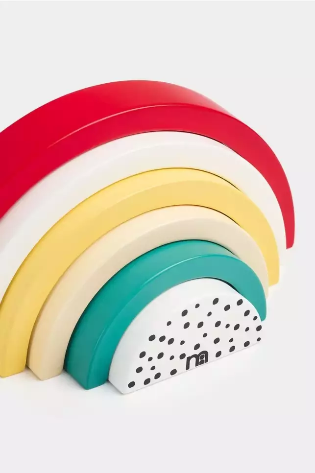 Mothercare Mp Wooden Rainbow Stacker - Mainan Balok Susun Pelangi