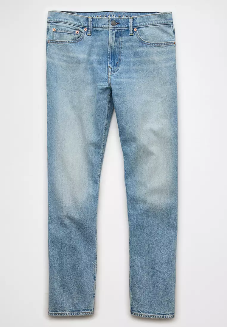 淺洗原創直筒牛仔褲