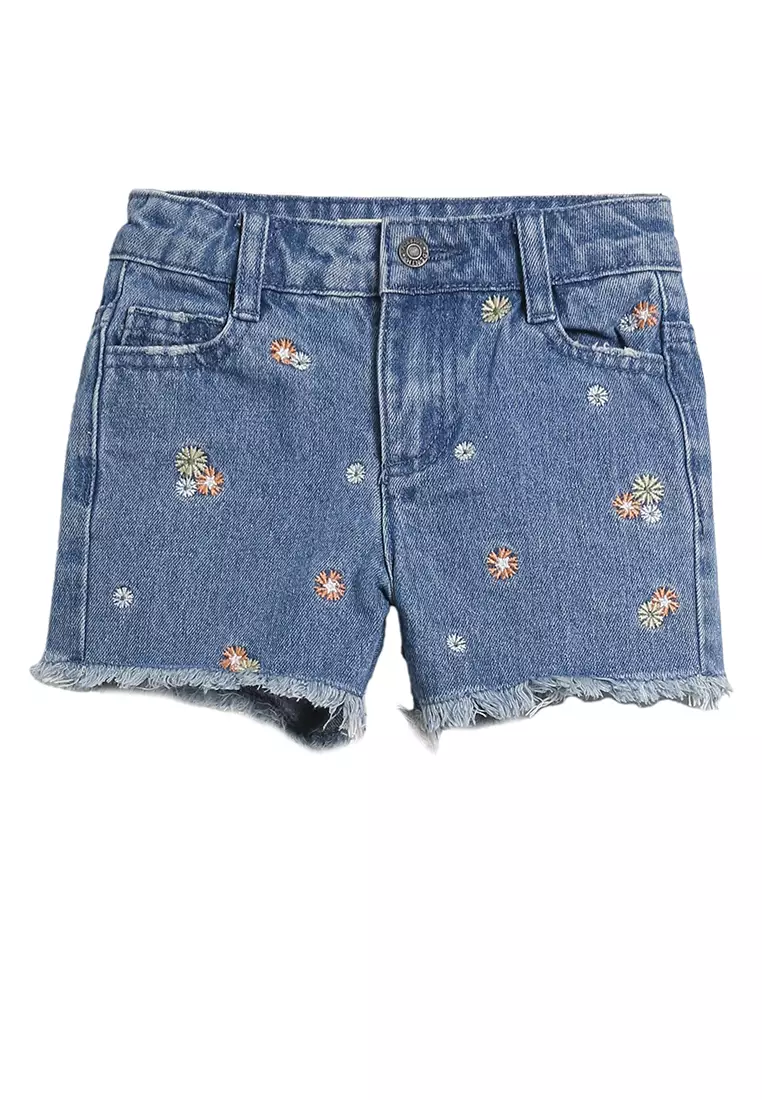 Infant blue jean deals shorts
