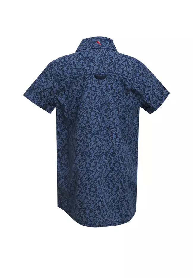 Kemeja Corak Abstrak