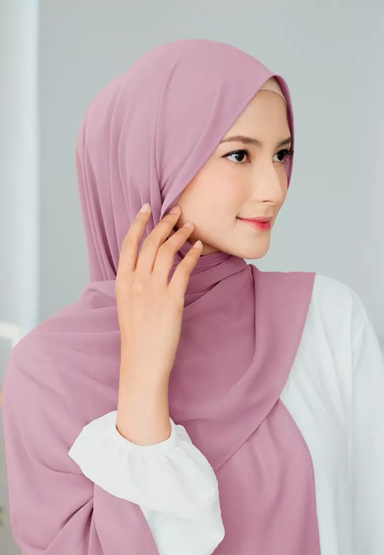HIJAB INSTAN SAFFA - PURPLISH PINK