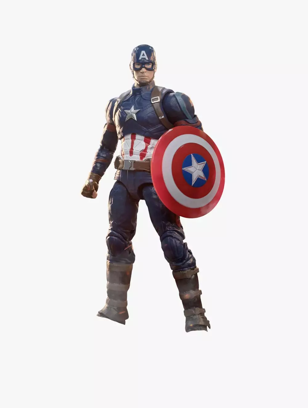 Marvel ZD Toys New Captain America with Plastic Holder - ZDT1904-01