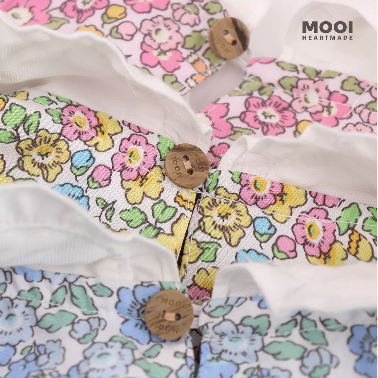 Mooi Atasan Anak Perempuan Vania Top - Lemon Pink