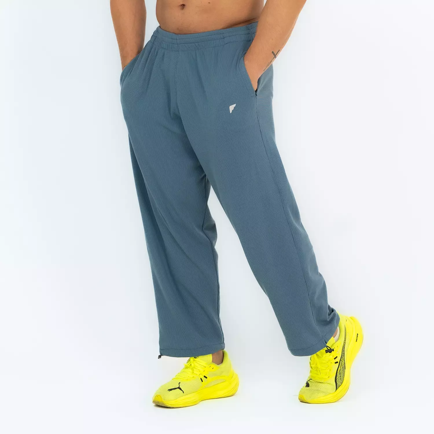 Baggy Pants Oversize Sports with Drawstring Blue