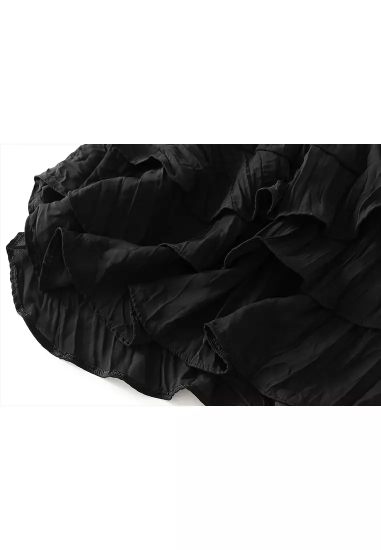 Summer Thin Irregular Puff Skort AF-D8805