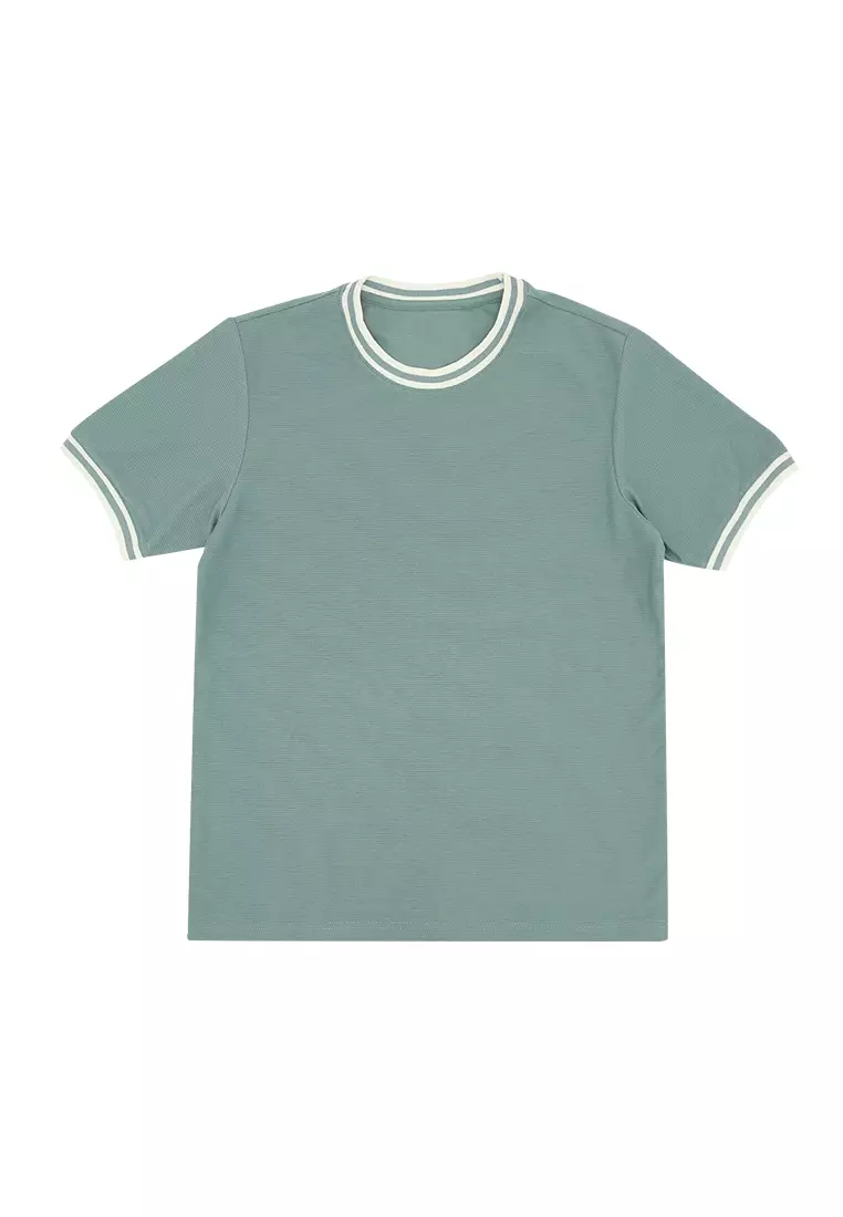 Men's Basic Rib Neck & Cuff T-Shirt - Bristol