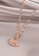 YOUNIQ white YOUNIQ SVANE Swan 18K Rosegold Titanium Steel Necklace with White Cubic Zirconia Stone FC5D1ACCD865CCGS_2
