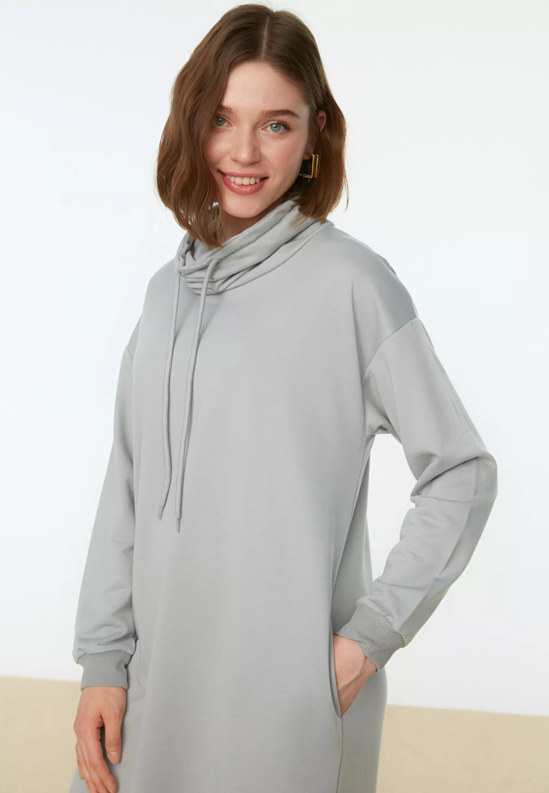 MODEST Drawcord Maxi Dress