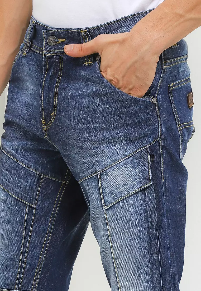 Cargo Denim Pants Crg090C1