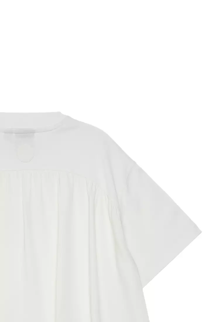 WOMEN'S PALLADIUM LOGO LOOSE FIT CROPPED T-SHIRT