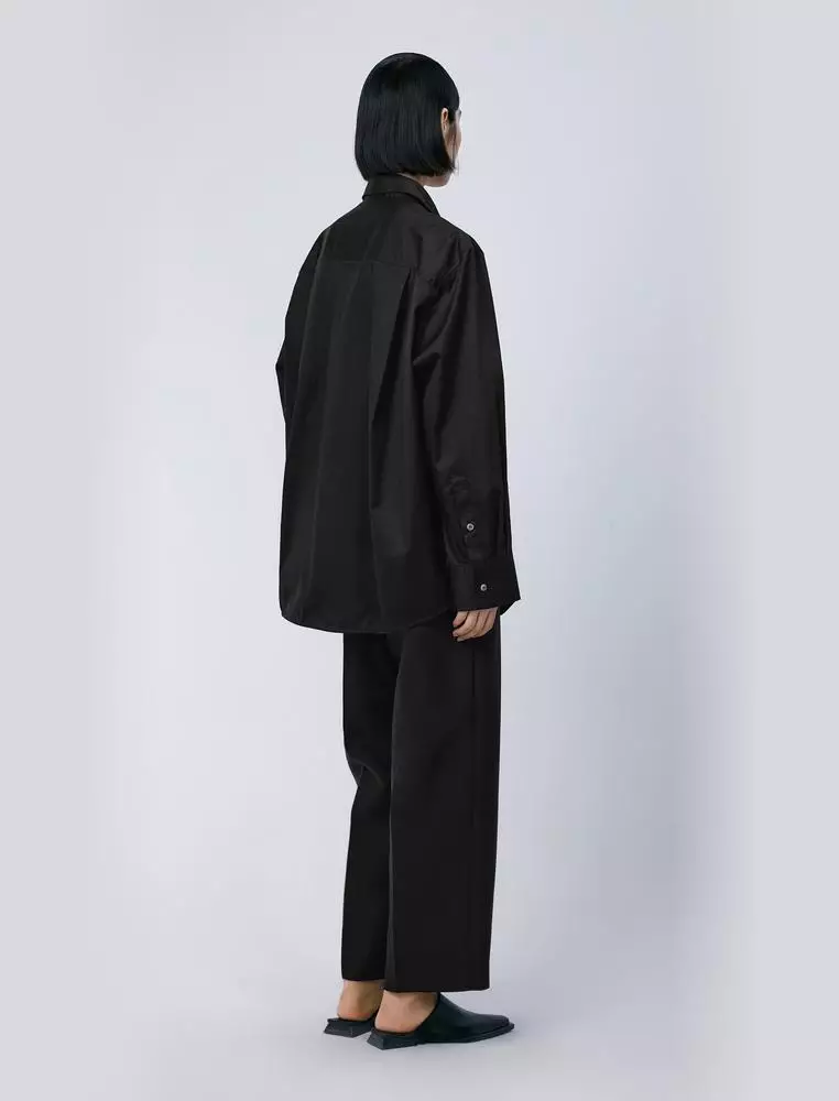 Straight Cut Ankle-Length Pants