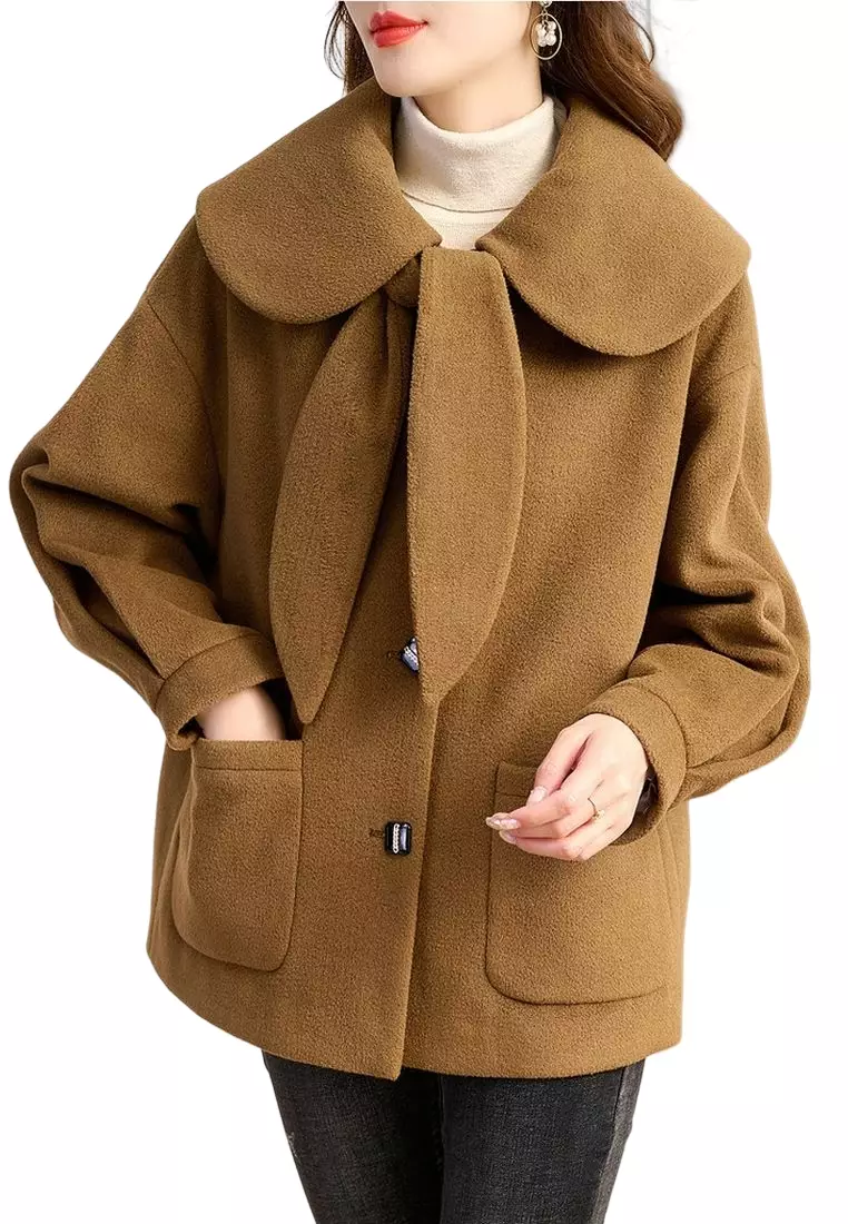 Warm wool best sale coat womens