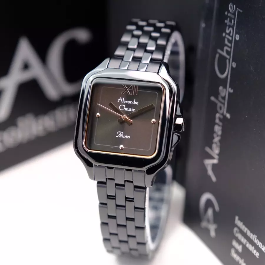 Jual Alexandre Christie Alexandre Christie 2B55 Rantai Full Black Cewek ...