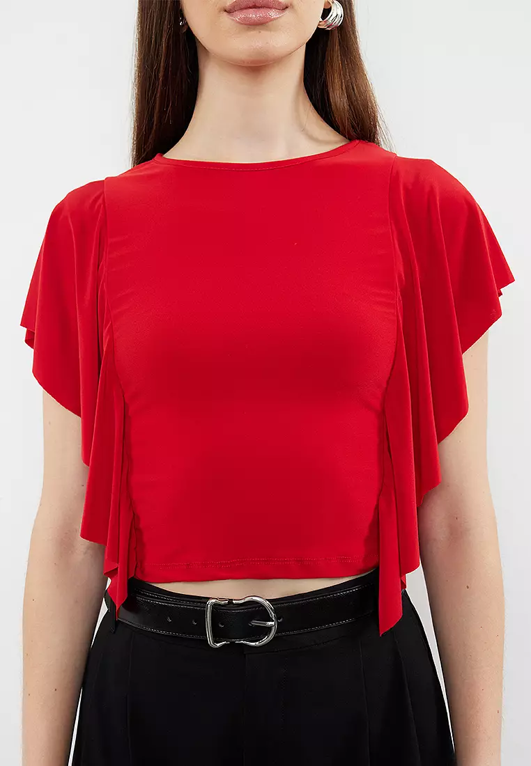 Flutter Sleeves Blouse