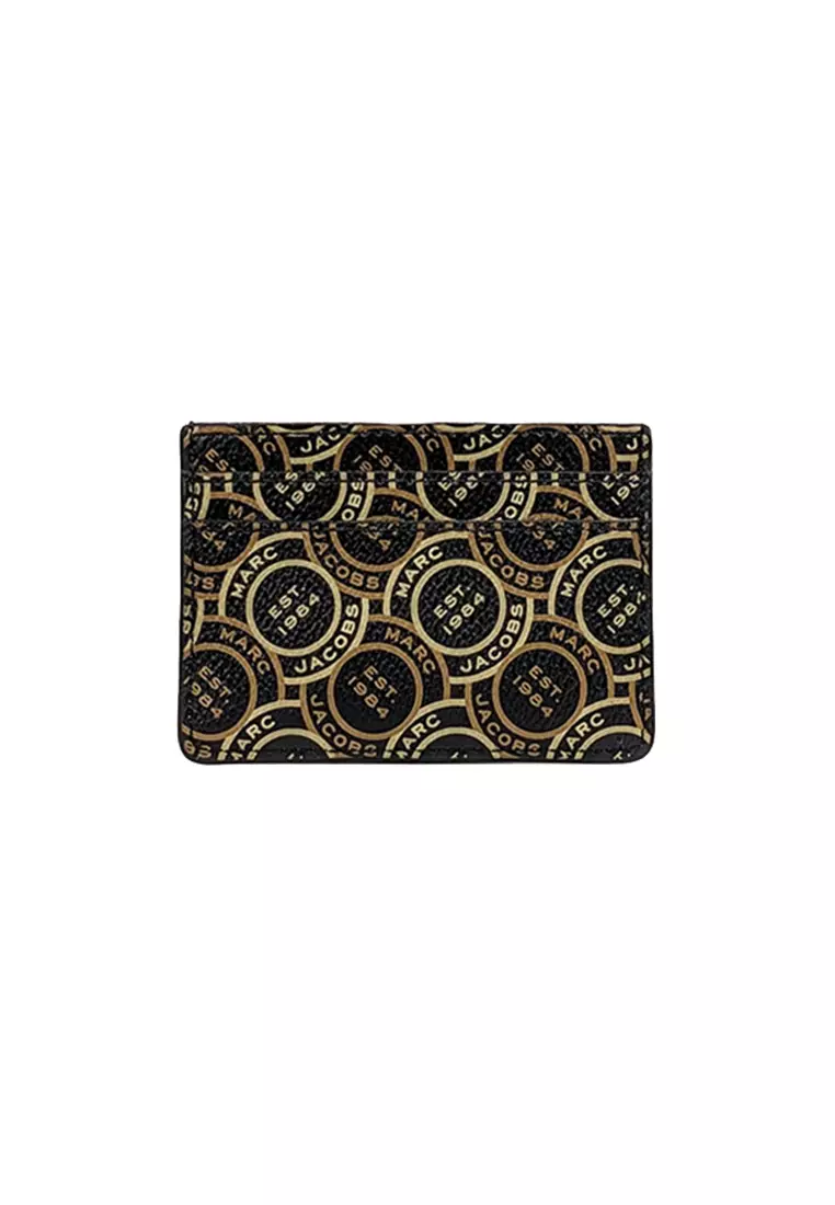 MJ Logo Printed Card Case Black Multi S104M12FA22