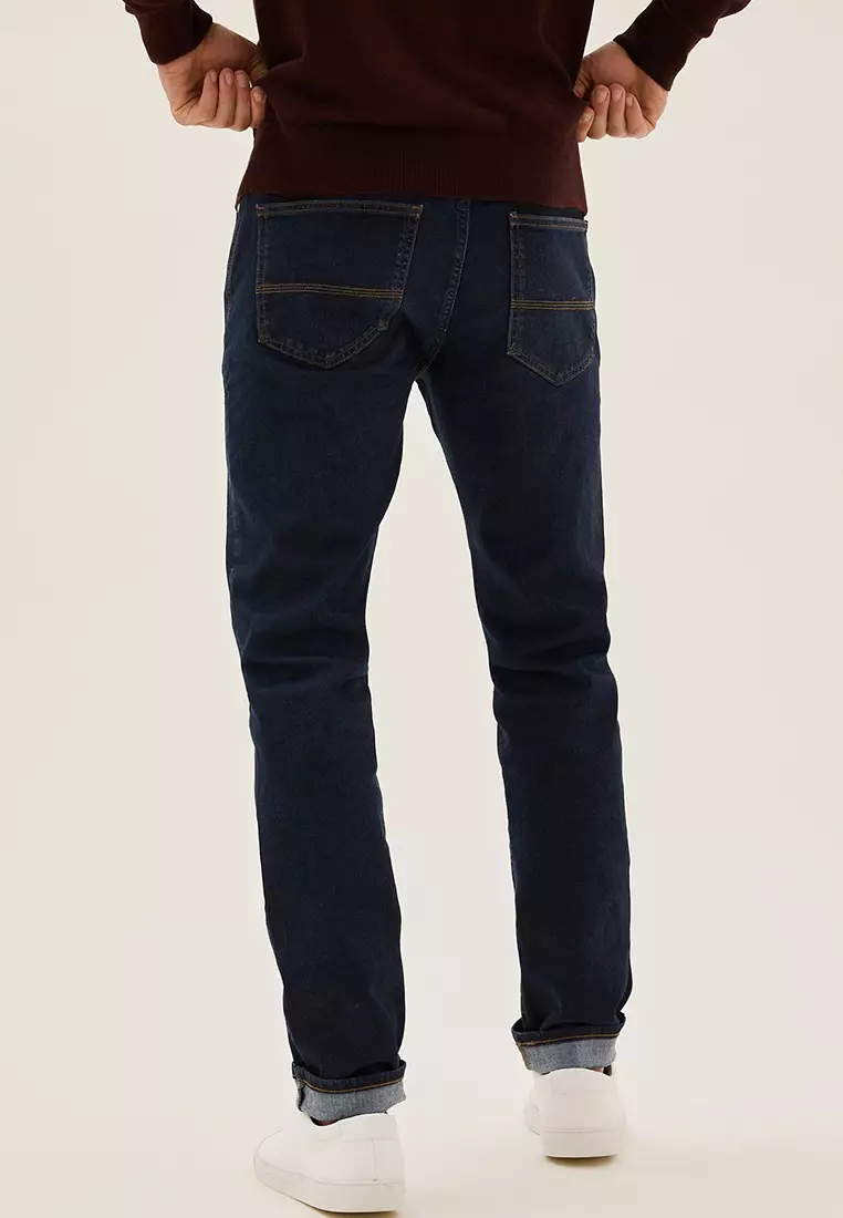 Slim Fit Stretch Jeans With Stormwear