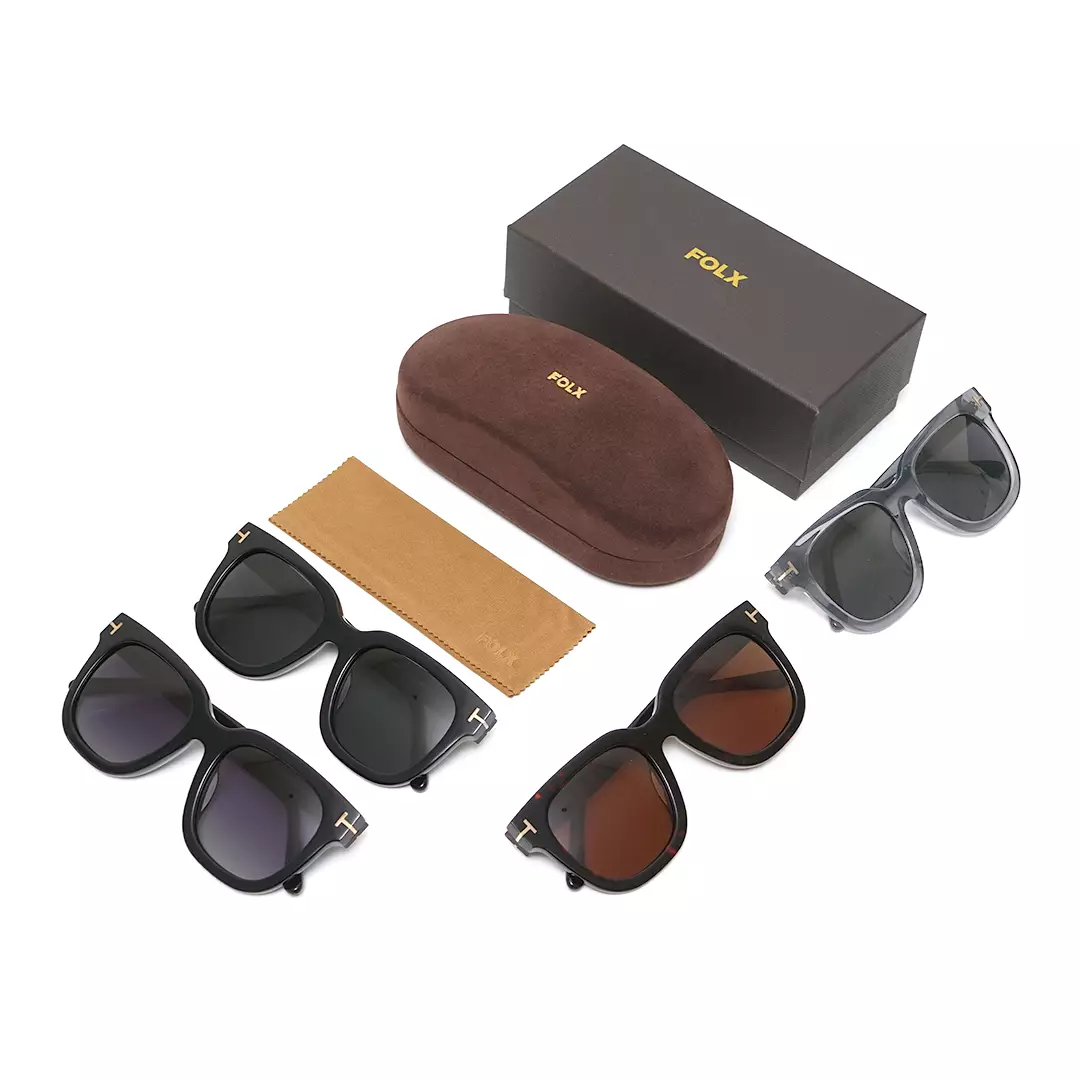 Polarised Sari Sunglasses Black 01